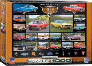 AMERICAN CARS OF THE 1960S 1000 PIECE PUZZLE