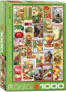 EUROGRAPHICS VEGETABLES SEED CATALOGUE 1000 PIECE PUZZLE