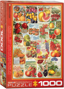 EUROGRAPHICS FRUITS SEED CATALOGUE 1000 PIECE PUZZLE