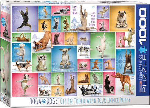 YOGA DOGS 1000 PC PUZZLE - EUROGRAPHICS