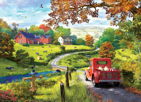 THE COUNTRY DRIVE PUZZLE 1000