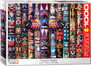 TOTEM POLES 1000 PC PUZZLE - EUROGRAPHICS