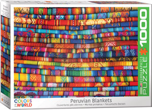PERUVIAN BLANKETS 1000 PC PUZZLE - EUROGRAPHICS