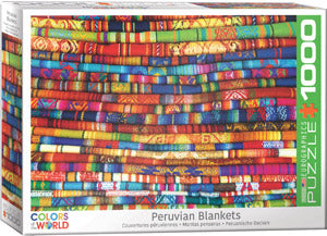 PERUVIAN BLANKETS 1000 PC PUZZLE - EUROGRAPHICS