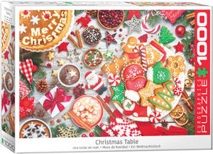 CHRISTMAS TABLE 1000 PC PUZZLE - EUROGRAPHICS