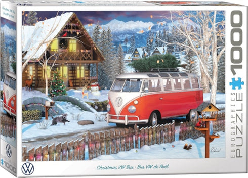 Vw Christmas Bus 1000 Pc