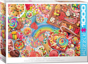 EUROGRAPHICS CANDY PARTY 1000 PIECE JIGSAW PUZZLE