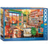 EUROGRAPHICS THE OLD LIBRARY 1000 PIECE JIGSAW PUZZLE - BORELLI. GUIDO