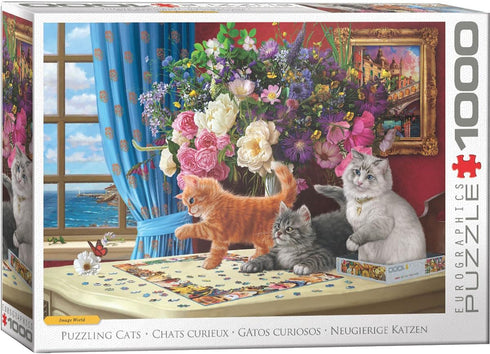 PUZZLING CATS 1000 PIECE JIGSAW PUZZLE - EUROGRAPHICS