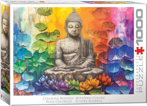 COLORFUL BUDDAH 1000 PIECE JIGSAW PUZZLE - EUROGRAPHICS