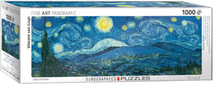 EUROGRAPHICS PANORAMIC STARRY NIGHT 1000 PIECE PUZZLE