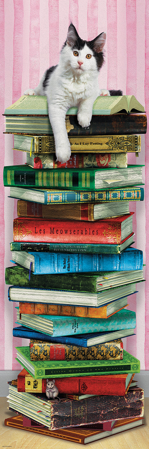 EUROGRAPHICS ACADEMIC CAT VERTICAL 1000 PIECE PUZZLE