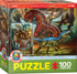 EUROGRAPHICS CARIVOROUS DINOSAURS 100 PIECE PUZZLE