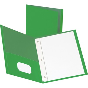 GREEN FASTENER FOLDERS - BOX OF 25