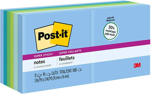 3"X3" RIO SS POST-IT NOTES (BOX OF 12 PACKS)
