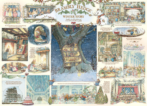 BRAMBLY HEDGE WINTER STORY 1000 PIECE PUZZLE - BARKLEM. JIM