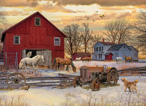 Winter On The Farm 1000 Pc