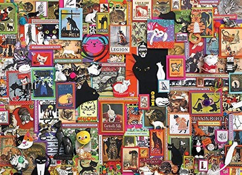 DOG TOWN 1000 PIECE PUZZLE - DAVIES. SHELLEY