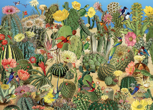 CACTUS GARDEN 1000 PIECE PUZZLE - BEHR. BARBARA