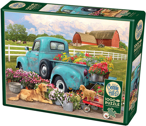 FLOWER TRUCK 1000 PIECE PUZZLE - GREG & CO. LLC