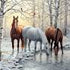 WINTER TRIO 1000 PIECE PUZZLE - WEIRS. PERSIS CLAYTON