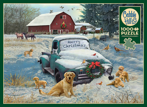 MERRY CHRISTMAS 1000 PIECE PUZZLE - GREG & CO. LLC