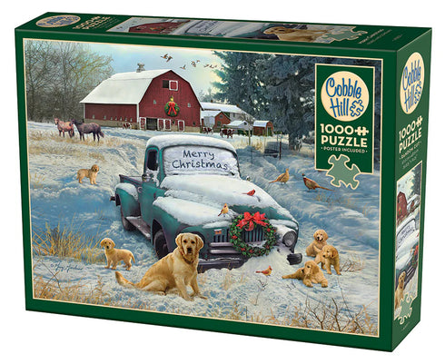 MERRY CHRISTMAS 1000 PIECE PUZZLE - GREG & CO. LLC