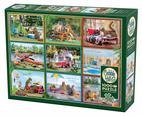 SQUIRRELS ON VACATION 1000 PIECE PUZZLE - ROSE. NANCY
