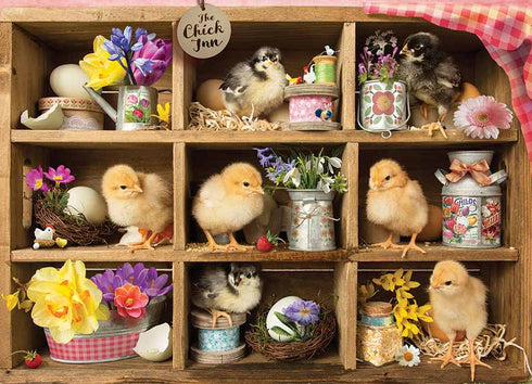 CHICKS INN 1000 PIECE JIGSAW PUZZLE - ULTURN STUDIOS