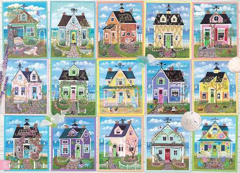 Seaside Cottages 1000 Pc Puzzl