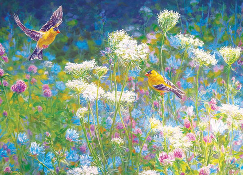 VISITING THE MEADOW 1000 PIECE JIGSAW PUZZLE - HOSELTON. BETH