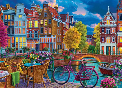 COZY STREET 1000 PIECE PUZZLE - IMAGE WORLD