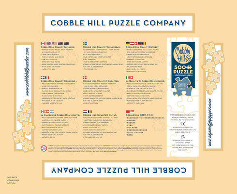 BUTTERFLY TILES 500 PIECE JIGSAW PUZZLE - SHASKY. JANE