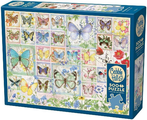 BUTTERFLY TILES 500 PIECE JIGSAW PUZZLE - SHASKY. JANE
