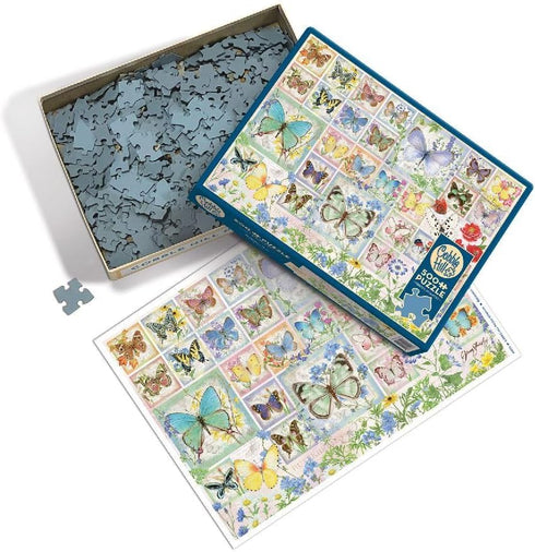 BUTTERFLY TILES 500 PIECE JIGSAW PUZZLE - SHASKY. JANE