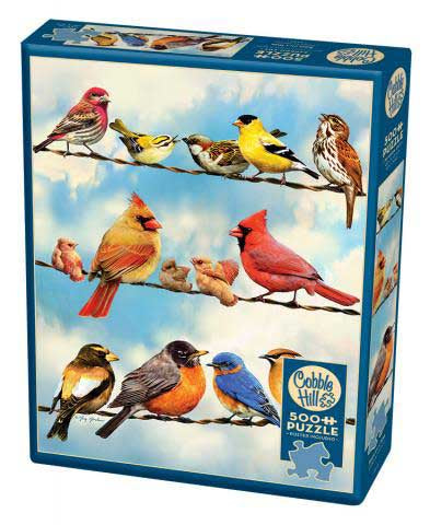 BRIDS ON A WIRE 500 PIECE PUZZLE - GREG & CO. LLC