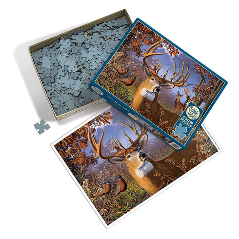 DEER AND PHEASANT 500 PIECE PUZZLE - ZACH. LARRY