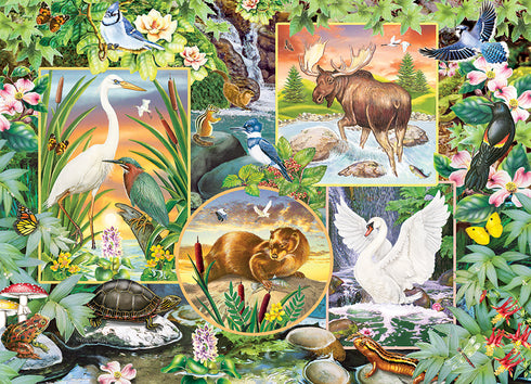 RIVER MAGIC 350 FAMILY PIECES PUZZLE - SOLOMAN. ROSILAND