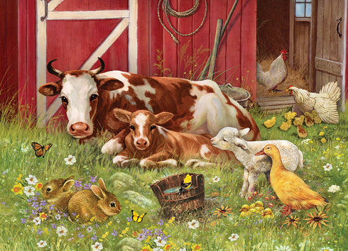 BARNYARD BABIES 350 FAMILY PIECES PUZZLE - GREG & CO. LLC