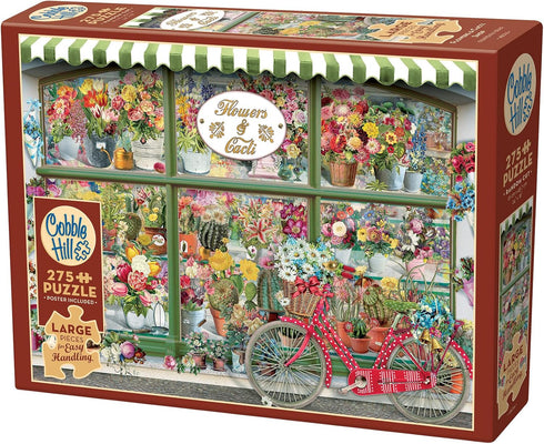 FLOWERS & CACTI SHOP 275 LARGE PIECE JIGSAW PUZZLE - BEHR. BARBARA