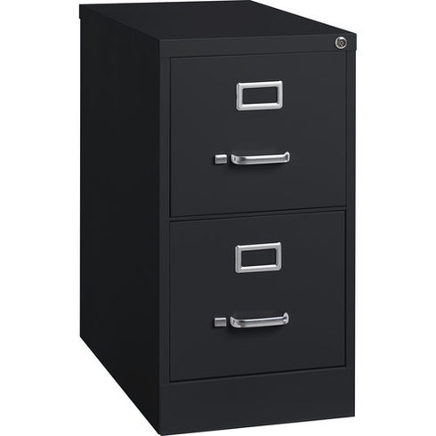 2-DRAWER VERTICAL FILE WITH LOCK, 15"X25"X28-3/8", BLACK - KITTITAS COUNTY ORDER