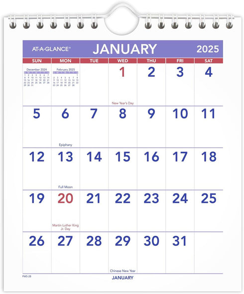 CALENDAR,WALL,MONTHLY,MINI