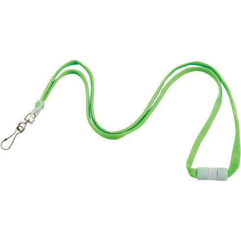 NEON GREEN LANYARD 12 PACK