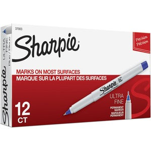 BLUE ULTRA FINE SHARPIE MARKER
