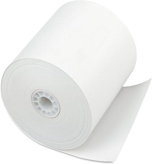 Direct Thermal Printing Thermal Paper Rolls, 3-Inch x 225 ft, White, 24/Carton