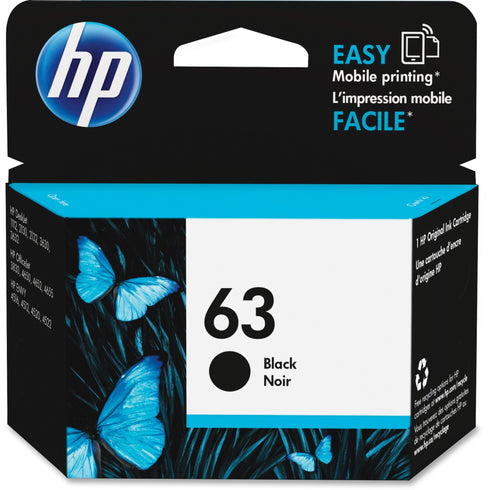 HP 63 Original Inkjet Ink Cartridge - Black