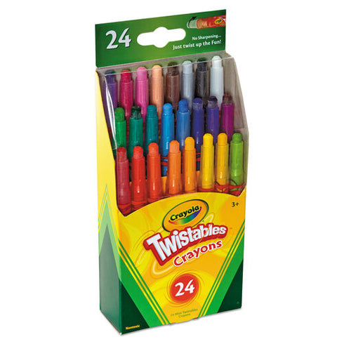 TWISTABLE CRAYONS 24PK CRAYOLA