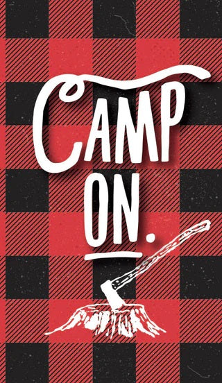 Camp On Blank Notebook