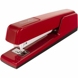 DESK STAPLER FULL STRIP RED