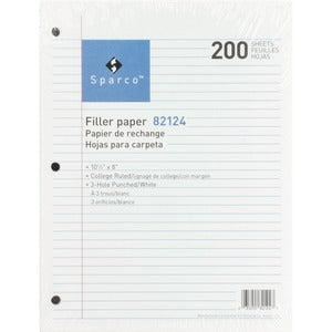 COLLEGE RULED FILLED PAPER 200